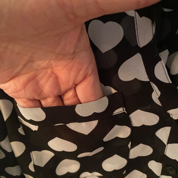 Express Portofino long sleeved blouse Ladies size small - Picture 6 of 10